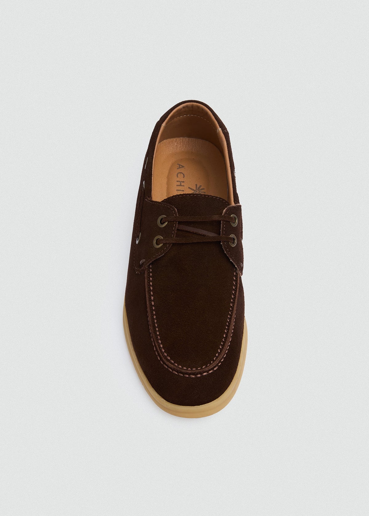 Classic Suede Boat Shoe — Brown