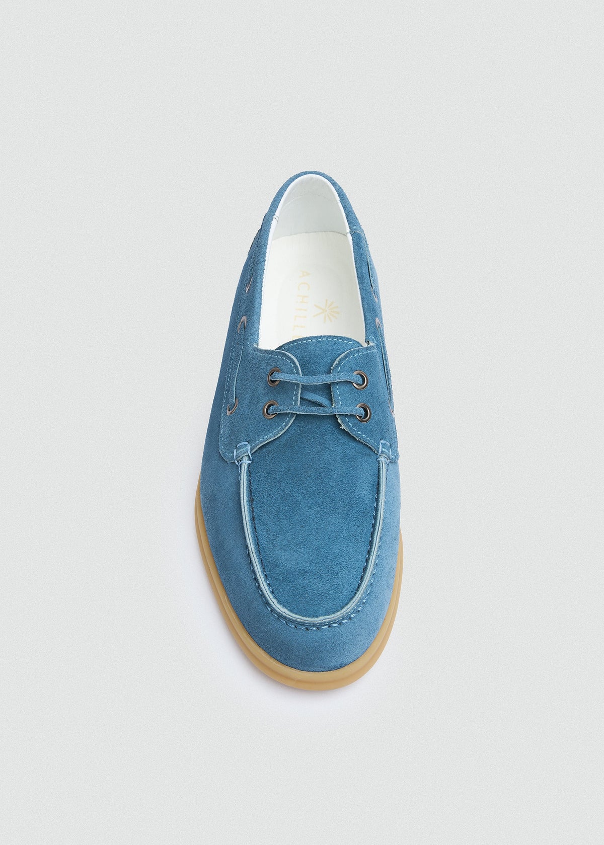 Classic Suede Boat Shoe — Blue