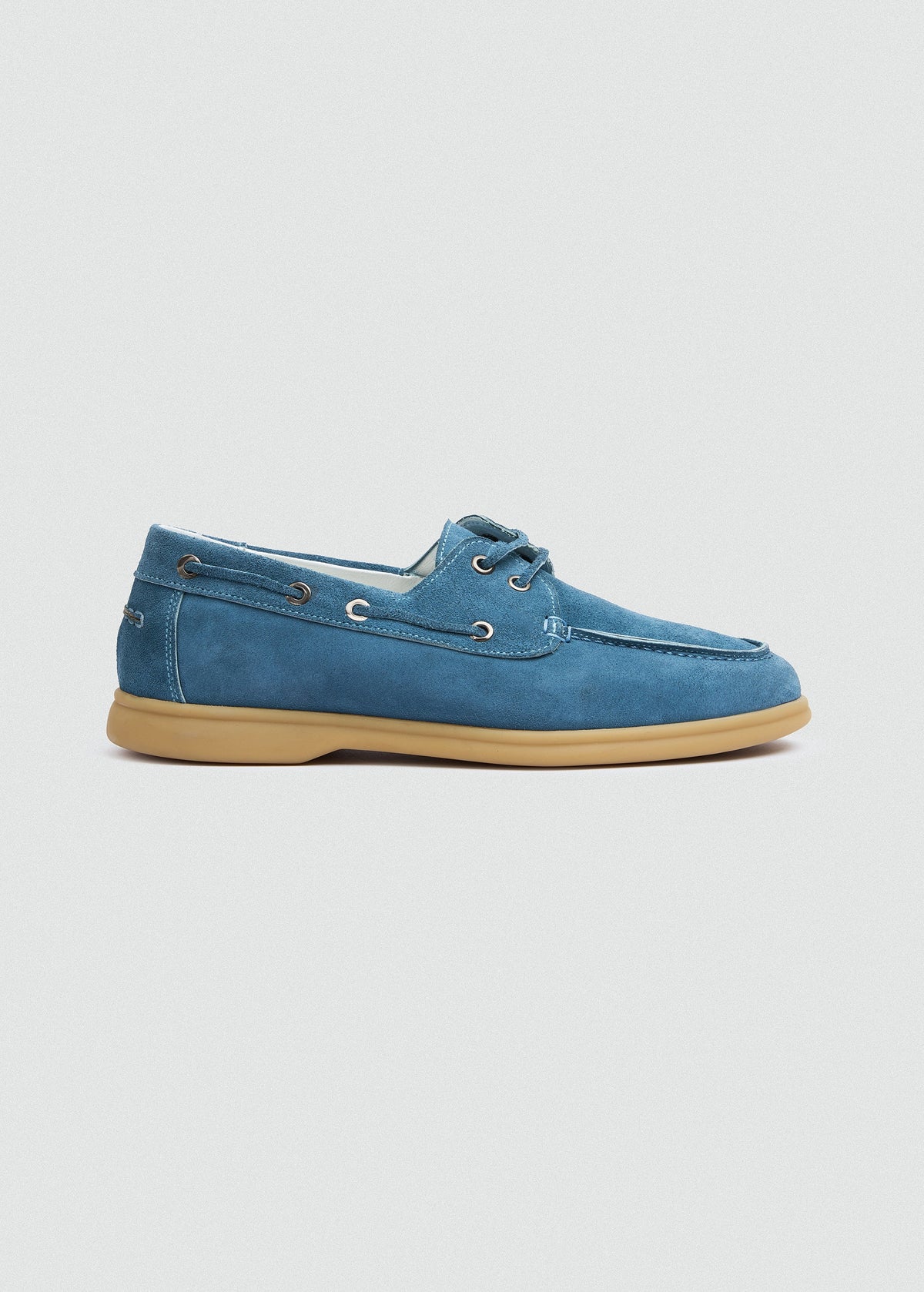Classic Suede Boat Shoe — Blue