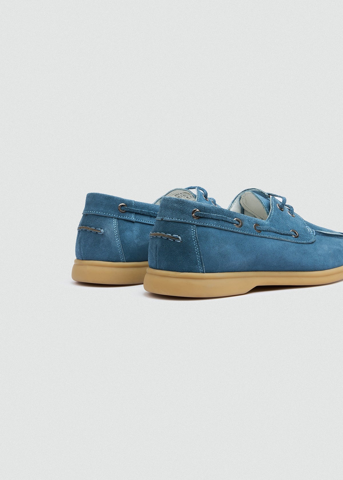 Classic Suede Boat Shoe — Blue