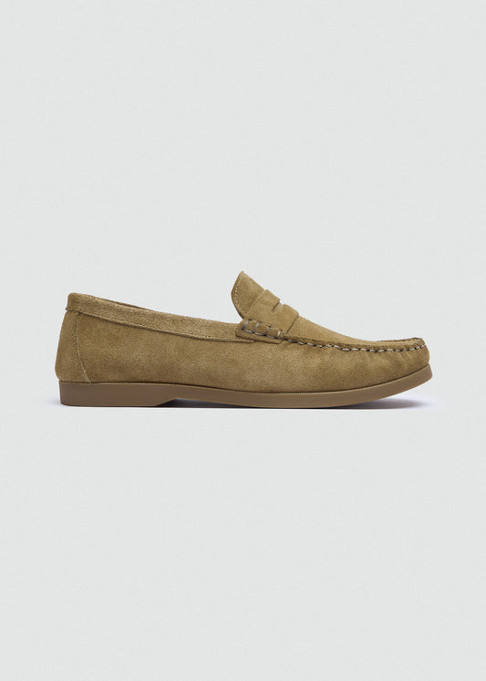 Classic Suede Boat Shoe II — Café