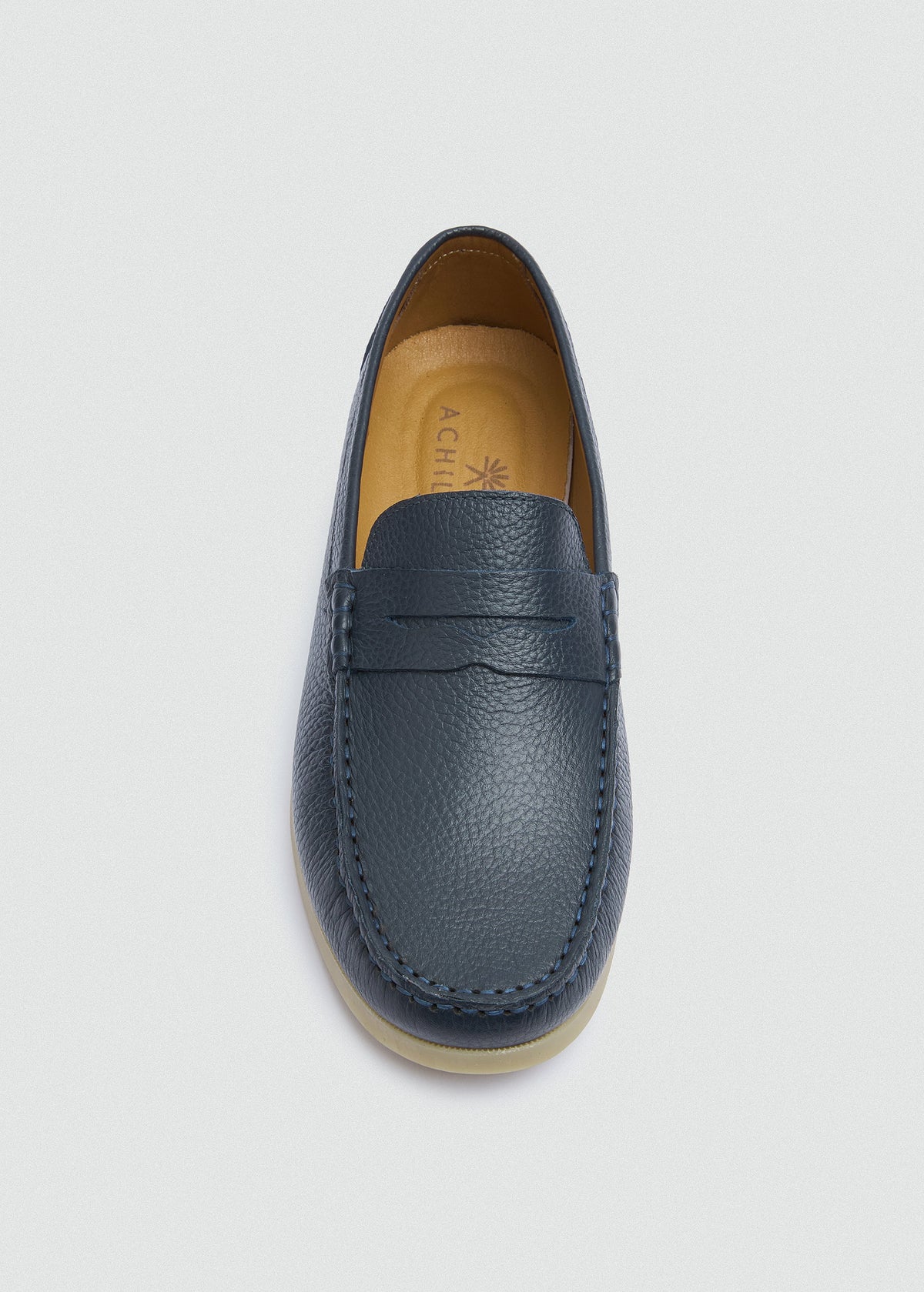 Classic Leather Boat Shoe II — Navy Blue