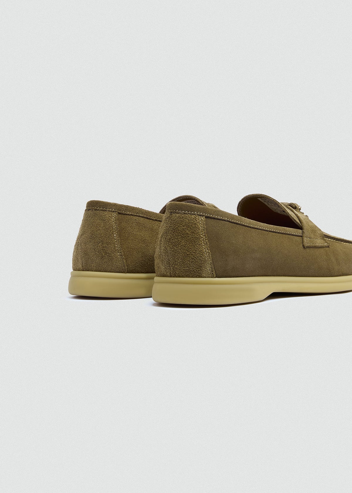 With Suede Loafer — Café