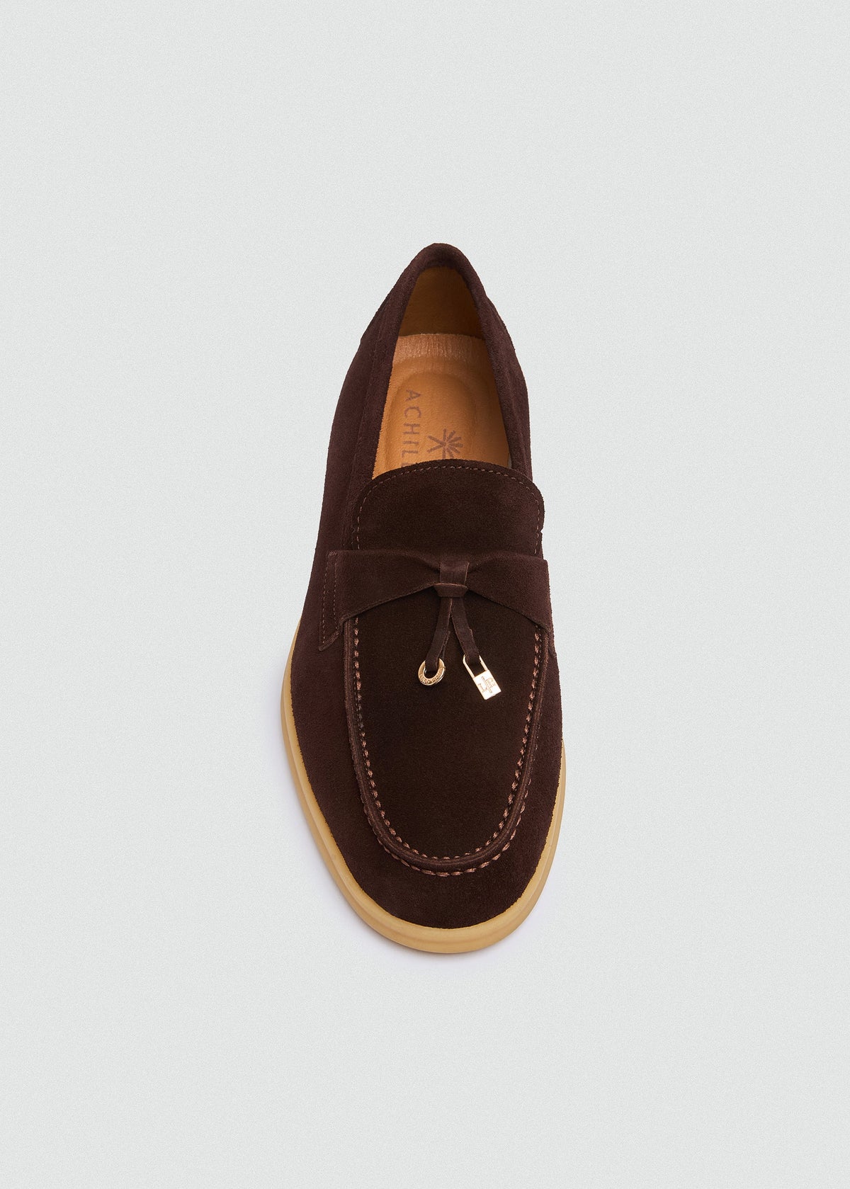 With Suede Loafer — Brown