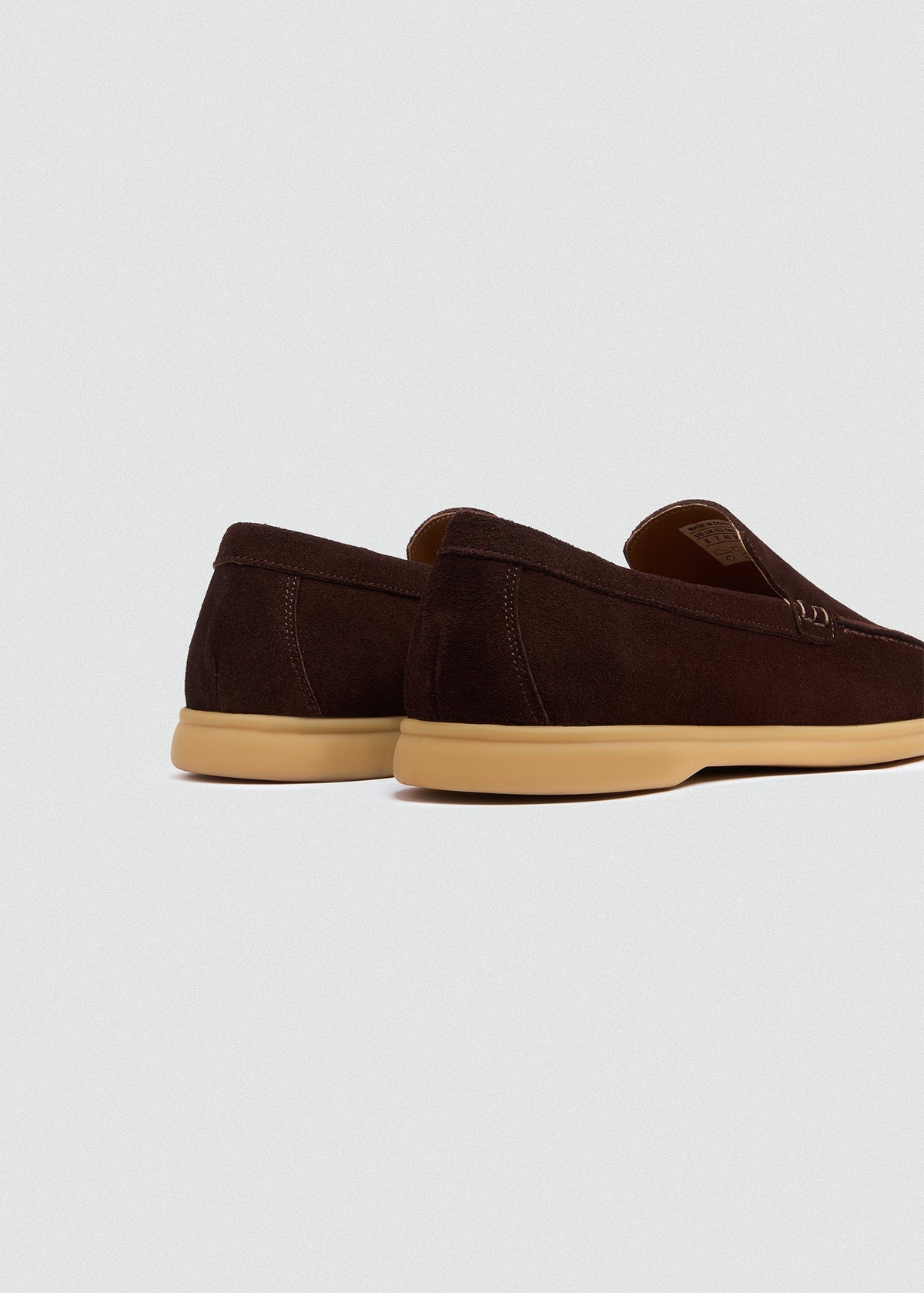 Suede Loafer — Brown