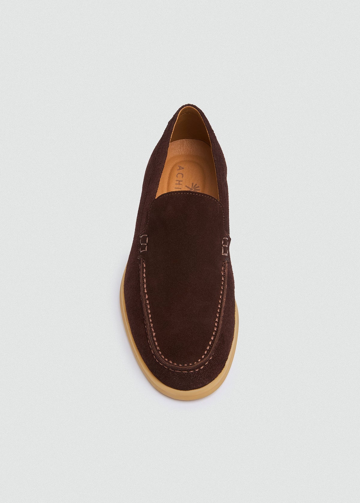 Suede Loafer — Brown