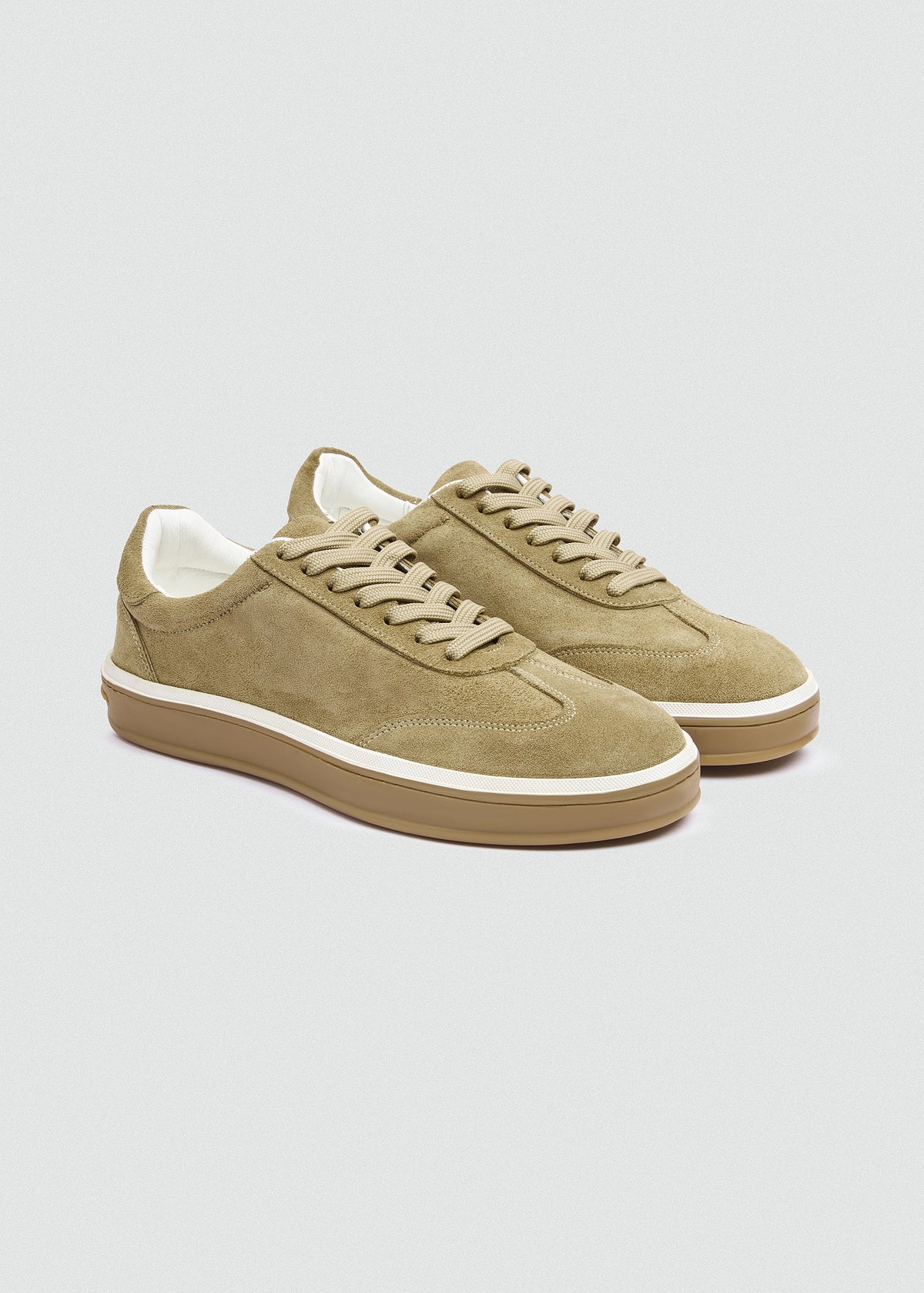 Retro Suede Sneaker — Café
