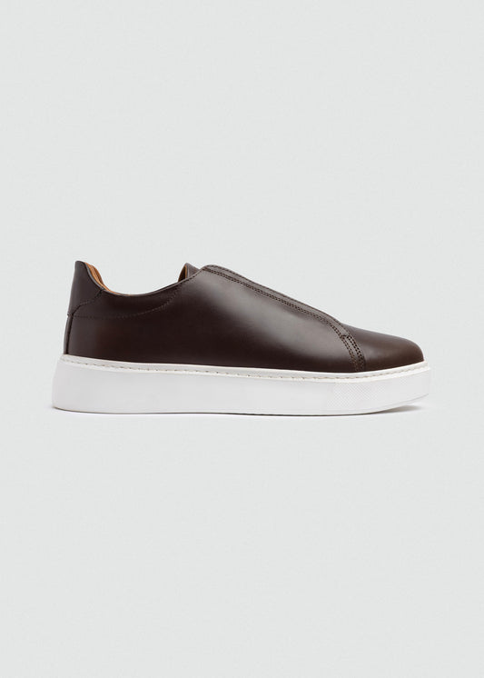 Lightweight Leather Sneaker II — Brown