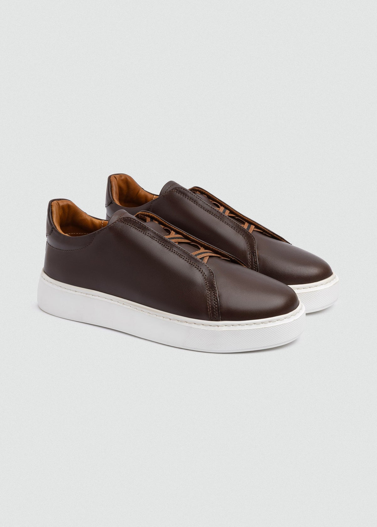 Lightweight Leather Sneaker II — Brown