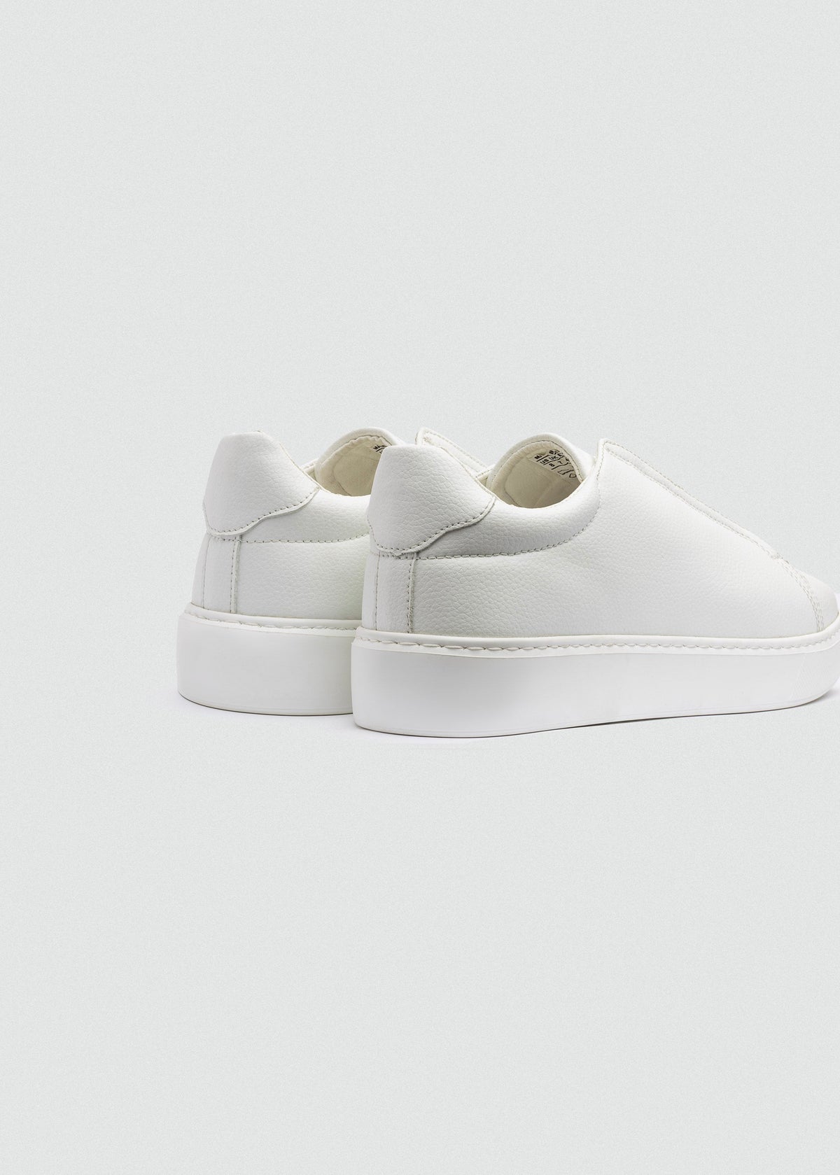 Lightweight Leather Sneaker — White