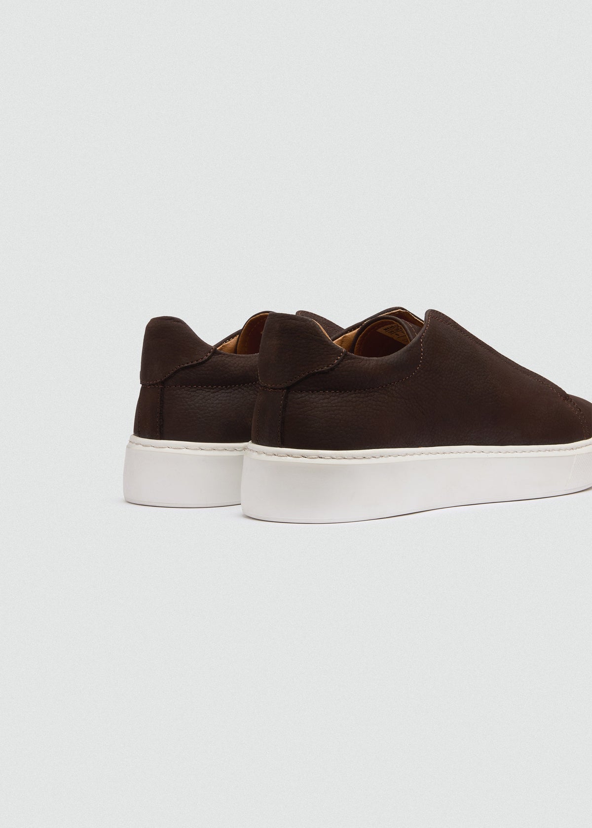 Lightweight Suede Sneaker — Brown