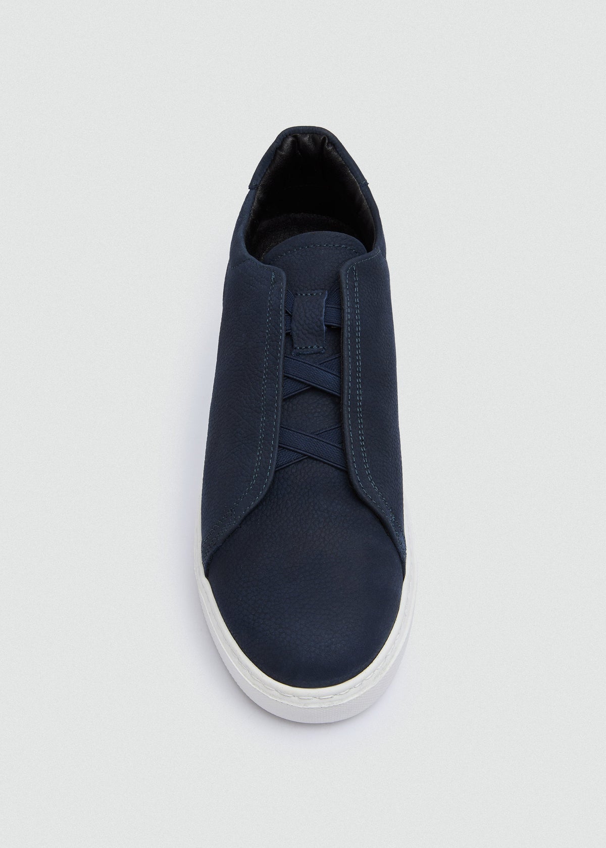 Lightweight Suede Sneaker — Navy Blue