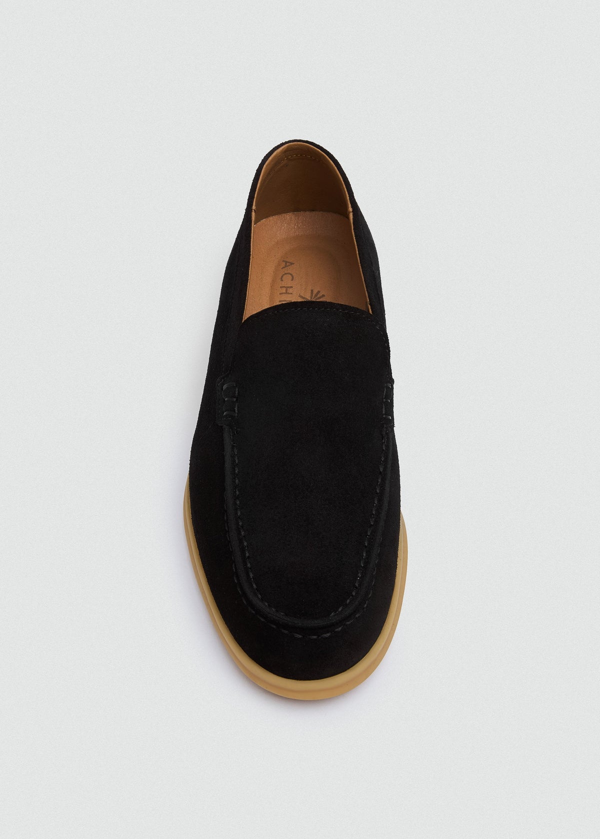 Suede Loafer — Black