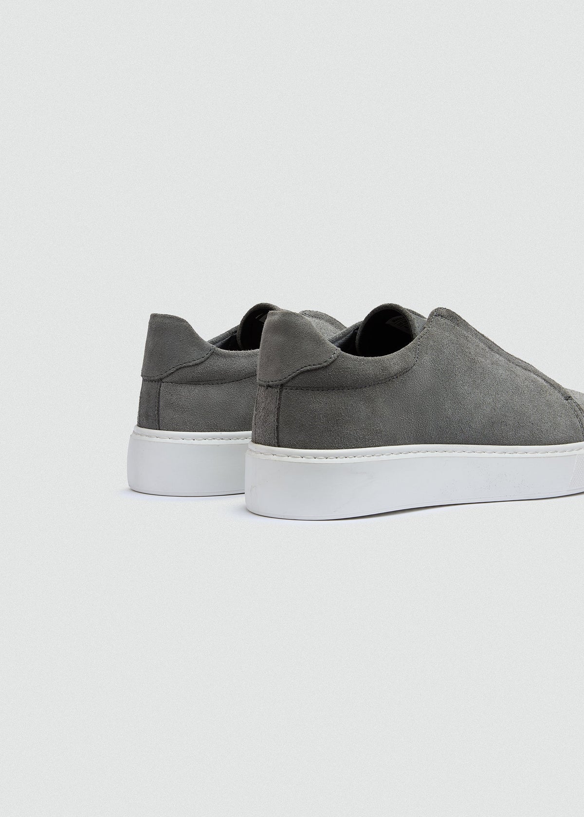 Lightweight Suede Sneaker — Grey