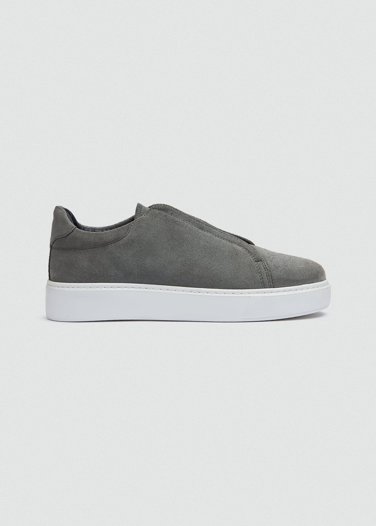 Lightweight Suede Sneaker — Grey