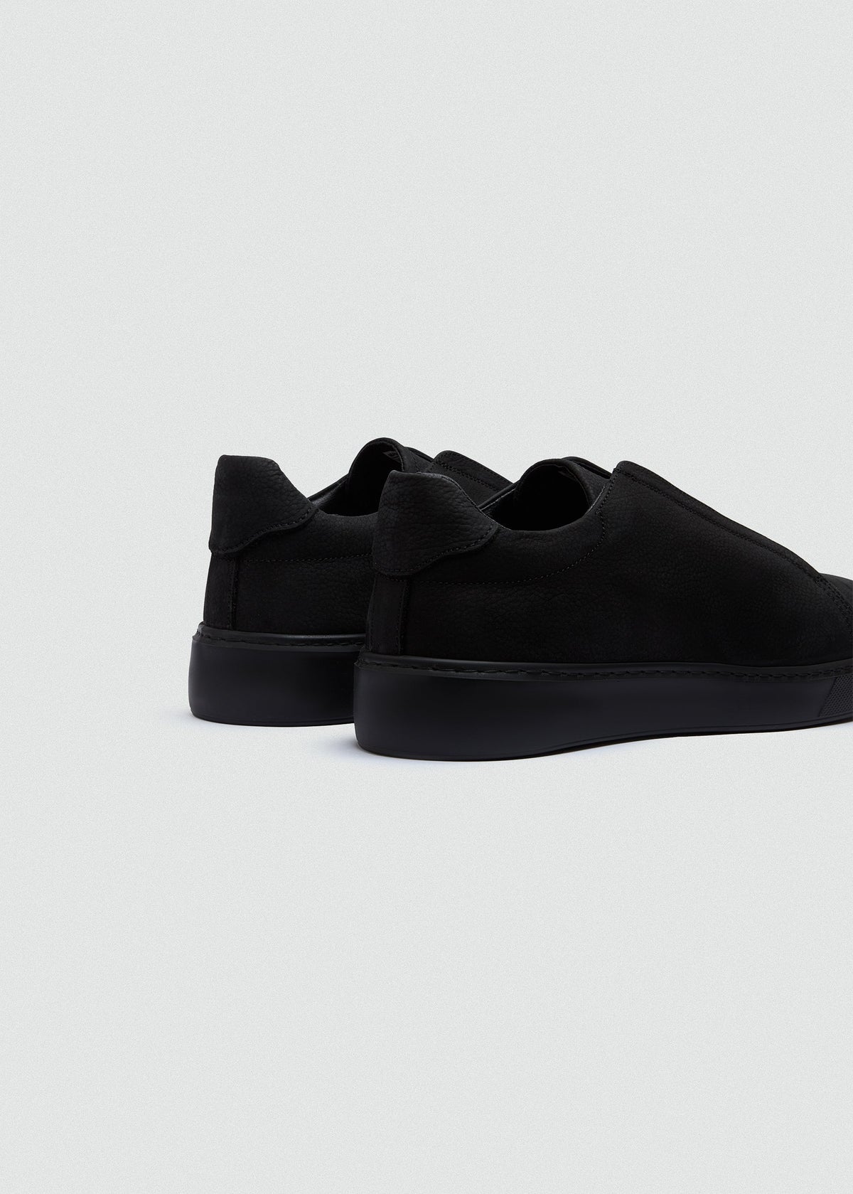 Lightweight Suede Sneaker II — Black