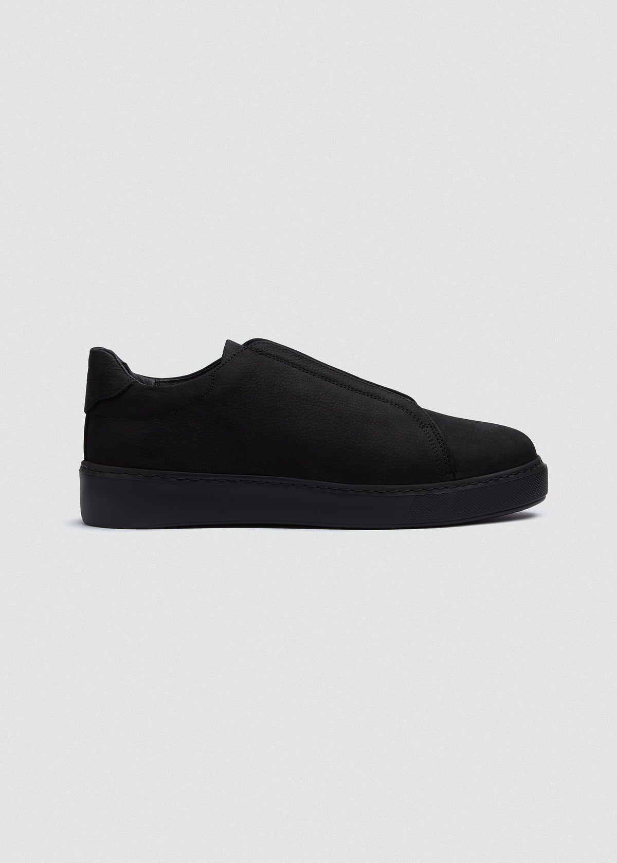 Lightweight Suede Sneaker II — Black