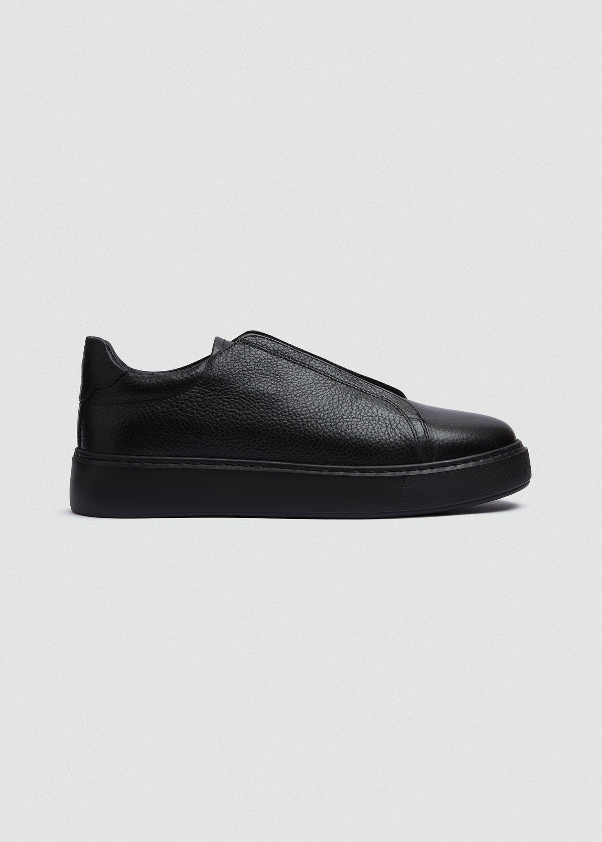 Lightweight Leather Sneaker II — Black