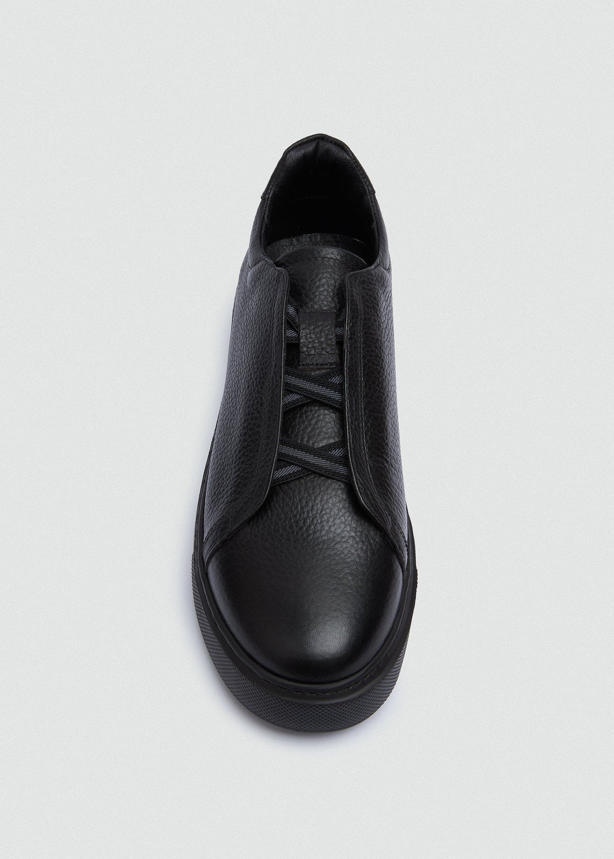 Lightweight Leather Sneaker II — Black